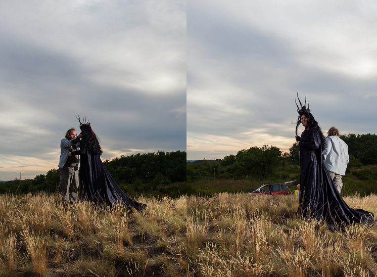 đurđevački peski, 2014., snimanje fotografije ”crna kraljica” (podravina)